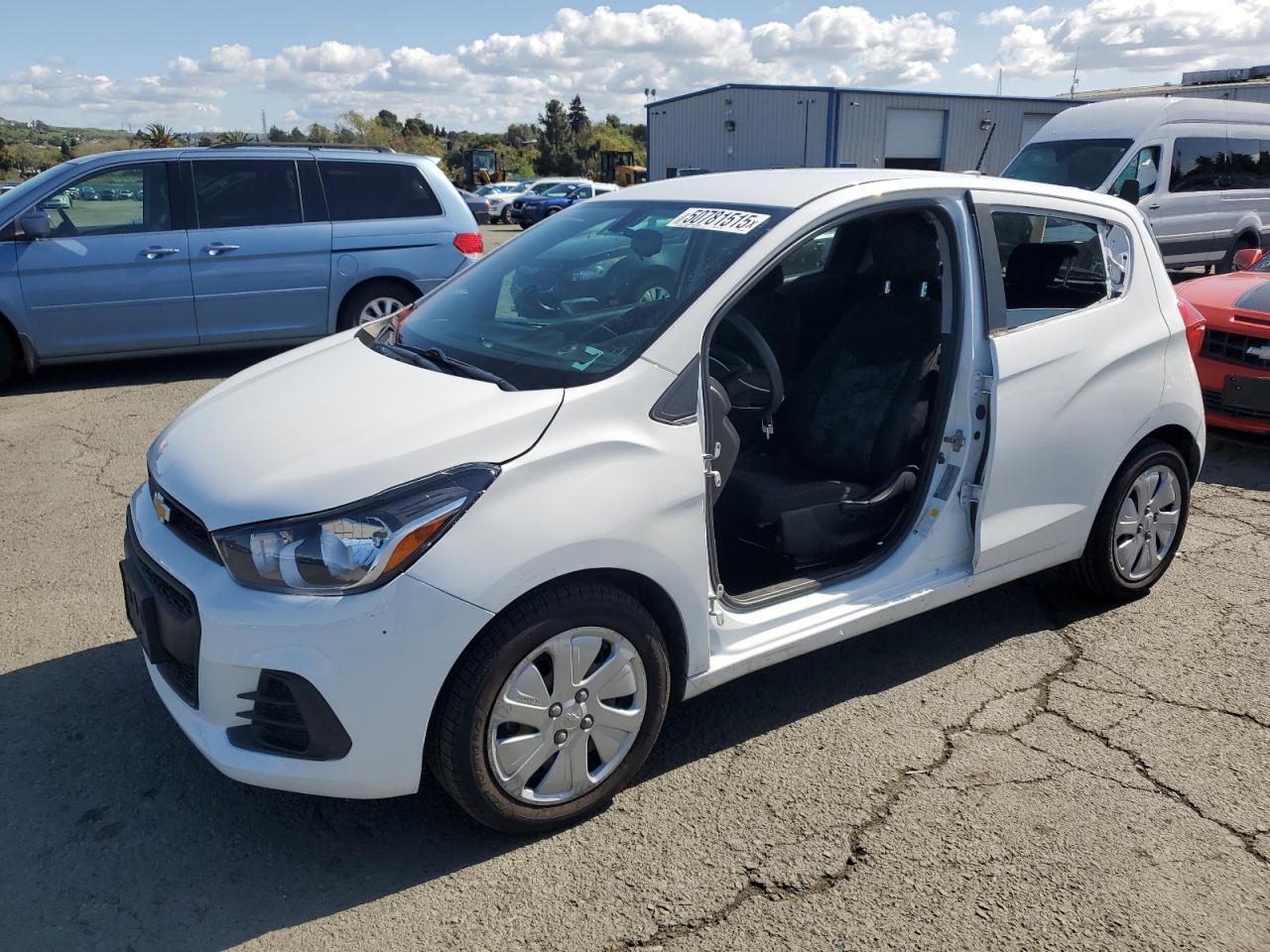2018 Chevrolet Spark Ls продається в Vallejo, CA - Side