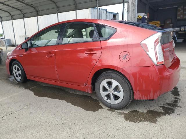  TOYOTA PRIUS 2012 Красный