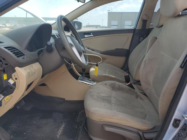 Sedans HYUNDAI ACCENT 2014 Granatowy