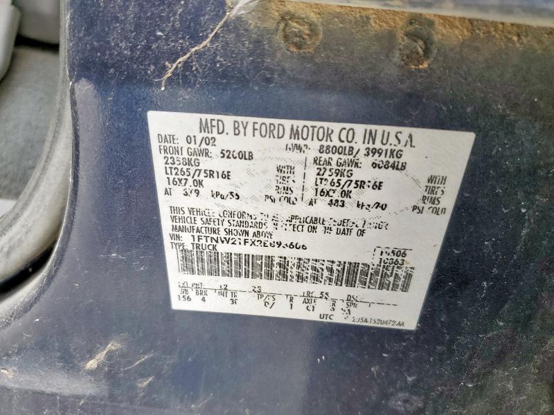 2002 FORD F250 SUPER DUTY