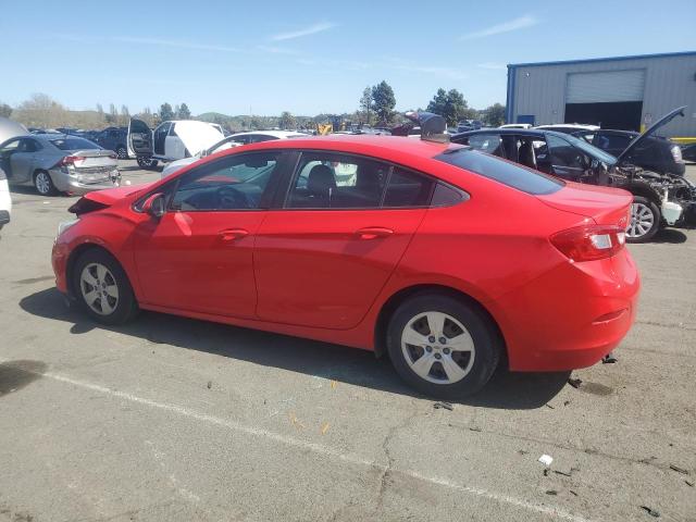  CHEVROLET CRUZE 2017 Czerwony