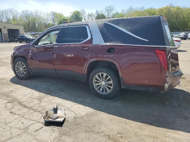  CHEVROLET TRAVERSE 2019 Бордовый