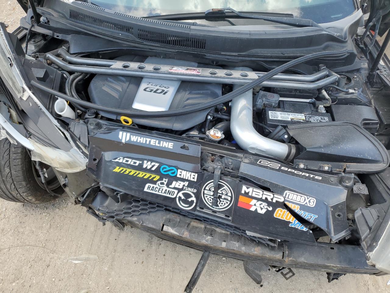 2014 Hyundai Veloster Turbo VIN: KMHTC6AE2EU210645 Lot: 55071505