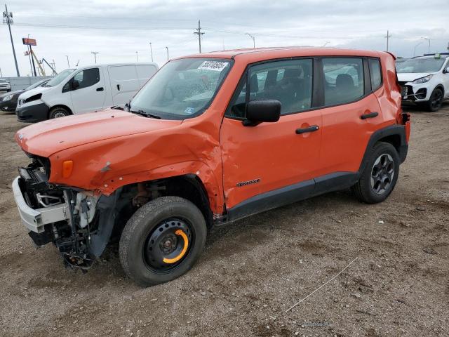 Parquets JEEP RENEGADE 2015 Pomarańczowy