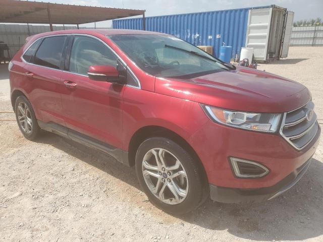  FORD EDGE 2018 Czerwony