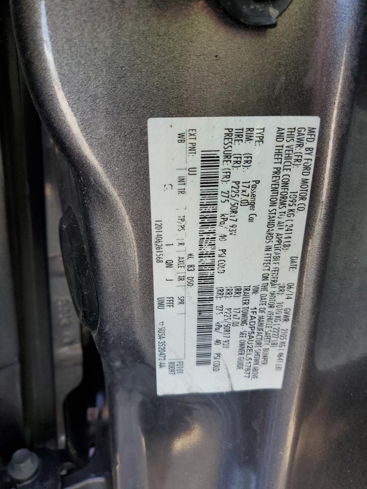 2014 Ford C-Max Se VIN: 1FADP5AU2EL517677 Lot: 53805835