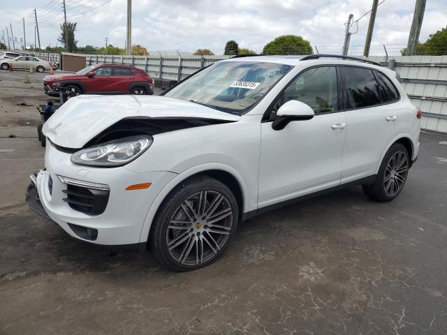 Parquets PORSCHE CAYENNE 2017 Biały