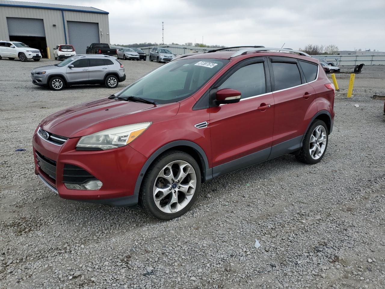 2014 Ford Escape Titanium იყიდება Earlington-ში, KY - Hail