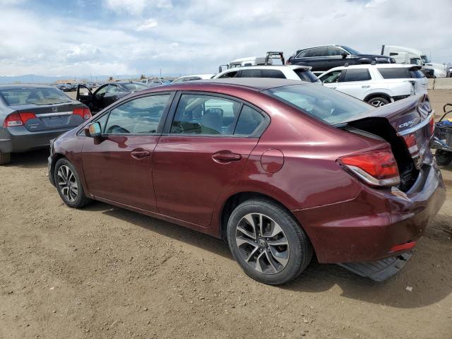  HONDA CIVIC 2014 Бургунди