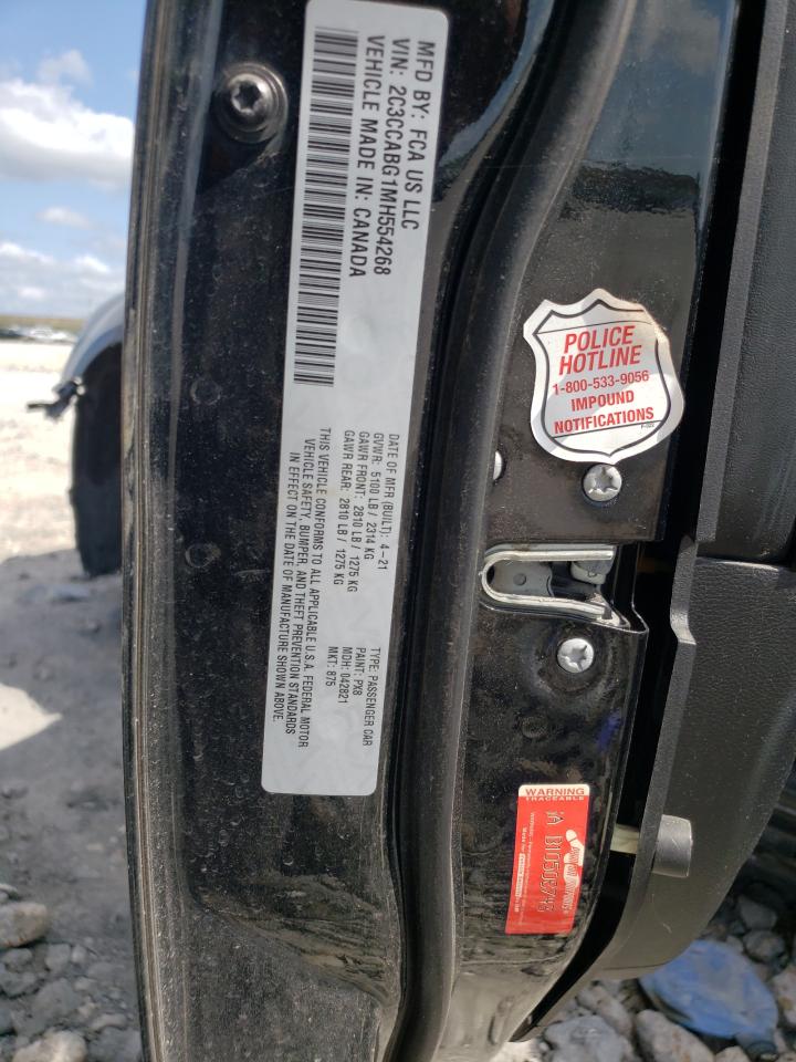 2021 Chrysler 300 S VIN: 2C3CCABG1MH554268 Lot: 66729885