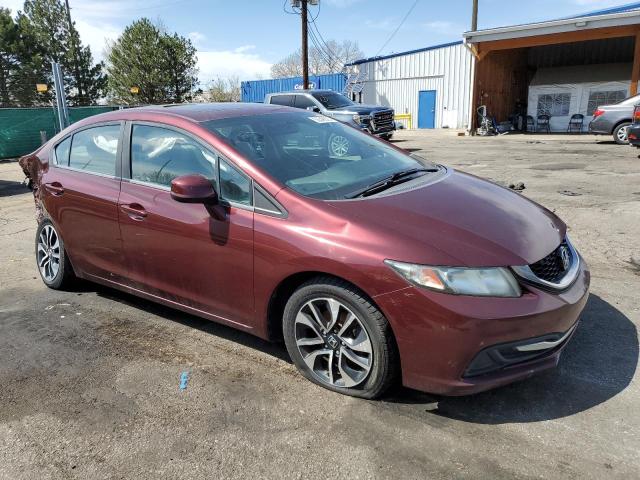 Седаны HONDA CIVIC 2013 Бургунди