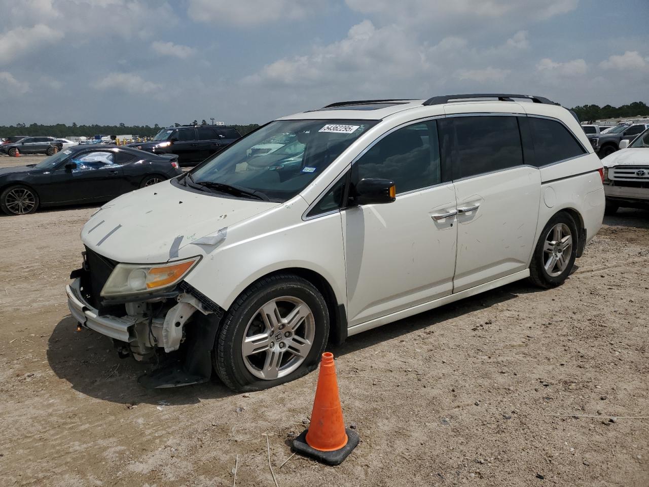 2013 Honda Odyssey Touring на продаже в Houston, TX - Front End