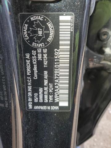2011 PORSCHE PANAMERA 2