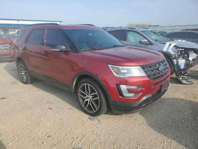  FORD EXPLORER 2016 Czerwony