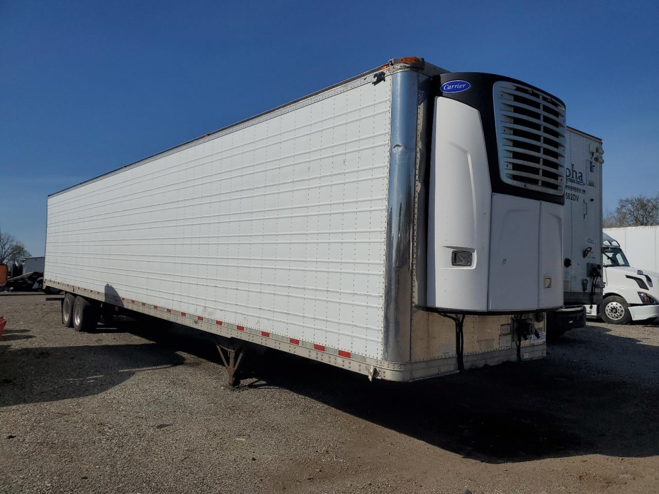 2013 Great Dane Sup-1914 Refrigerated Van Trailer zu verkaufen in Portland, MI - Rollover