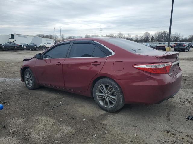  TOYOTA CAMRY 2016 Red