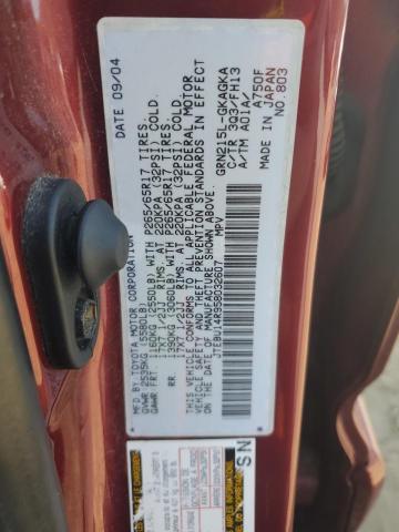 2005 TOYOTA 4RUNNER SR5