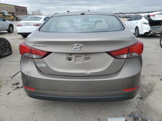 Sedans HYUNDAI ELANTRA 2016 tan
