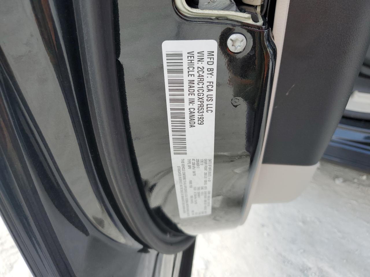 2023 Chrysler Voyager Lx VIN: 2C4RC1CGXPR531929 Lot: 53841275