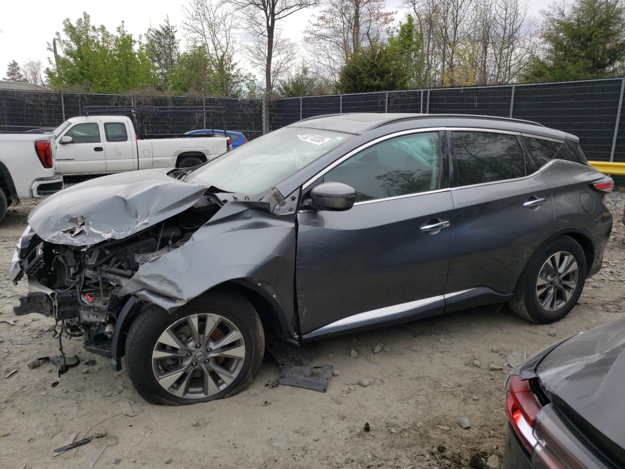 2016 Nissan Murano S на продаже в Waldorf, MD - Front End