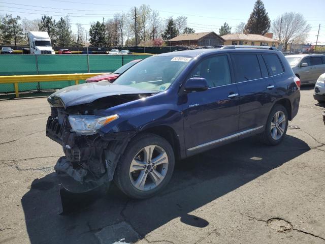  TOYOTA HIGHLANDER 2013 Blue