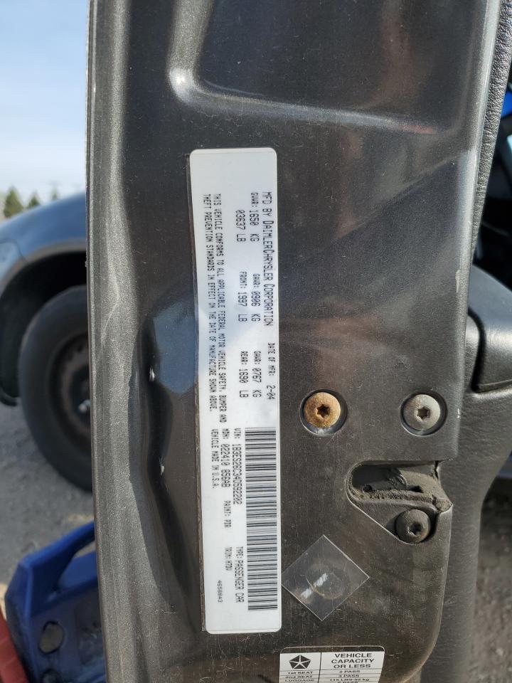 2004 Dodge Neon Base VIN: 1B3ES26C34D592202 Lot: 54246605