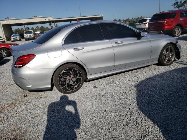Sedans MERCEDES-BENZ C-CLASS 2015 Srebrny