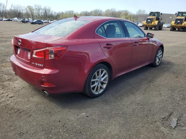 Sedans LEXUS IS 2012 Czerwony