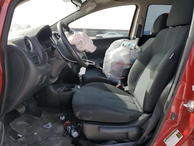  NISSAN VERSA 2015 Czerwony