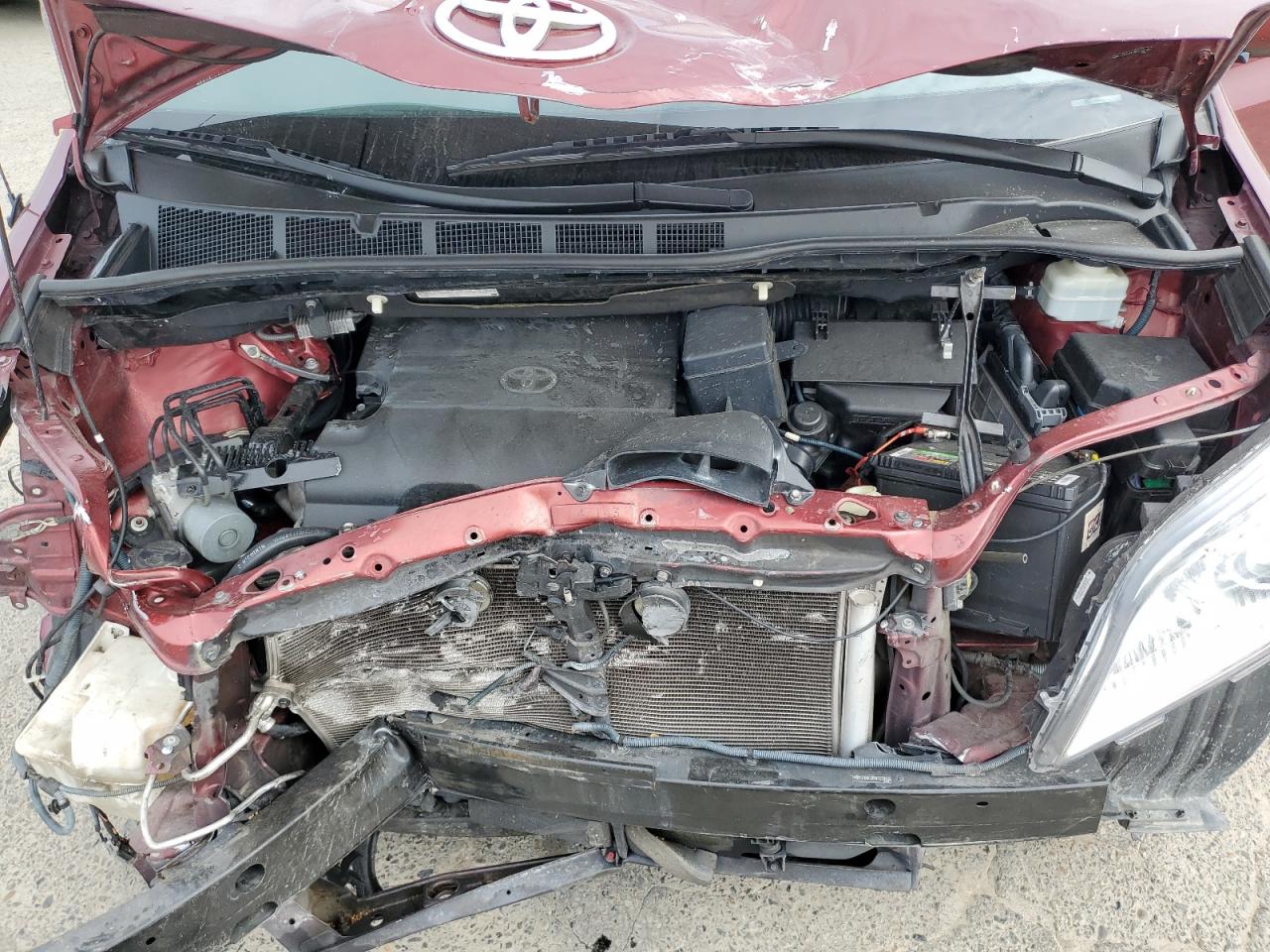 2012 Toyota Sienna Le VIN: 5TDKK3DC9CS259418 Lot: 53755945