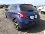 2012 PEUGEOT 208 ALLURE for sale at Copart PETERLEE