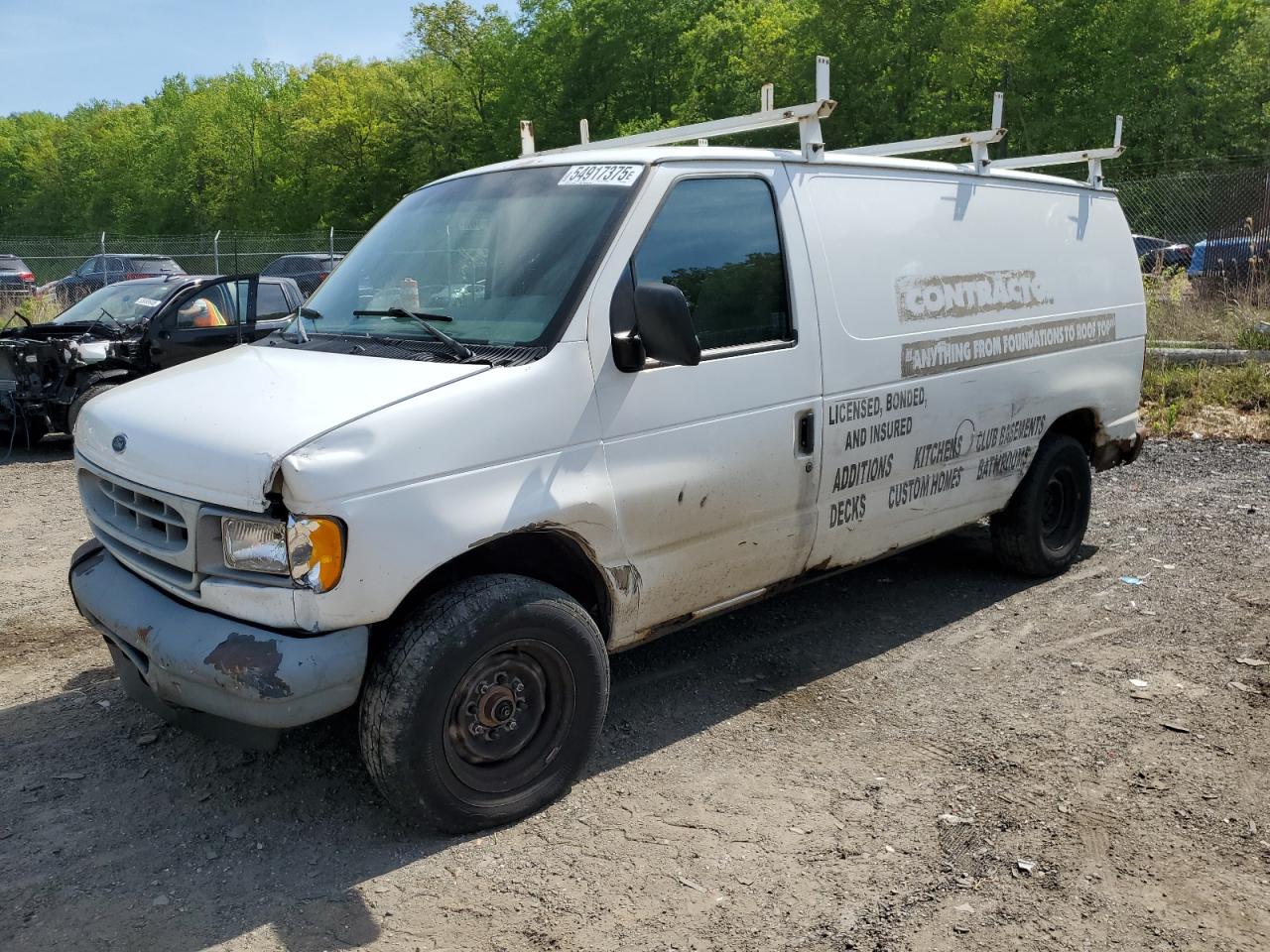 2002 Ford Econoline E250 Van за продажба в Baltimore, MD - Side