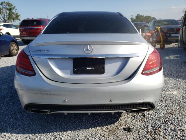 Sedans MERCEDES-BENZ C-CLASS 2015 Srebrny