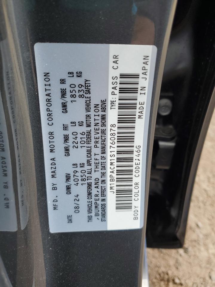 2025 Mazda 3 Preferred VIN: JM1BPACM1S1760878 Lot: 53403215