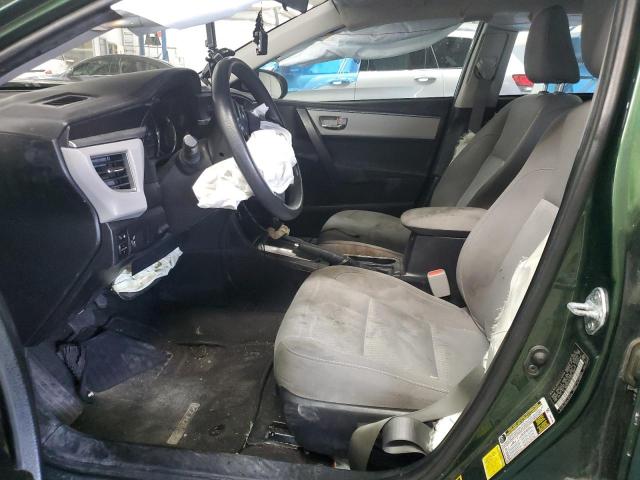 Седаны TOYOTA COROLLA 2016 Зеленый