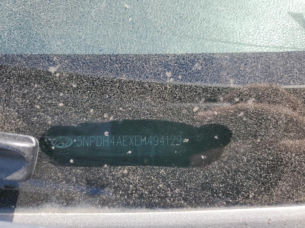 2014 Hyundai Elantra Se VIN: 5NPDH4AEXEH494129 Lot: 54752015