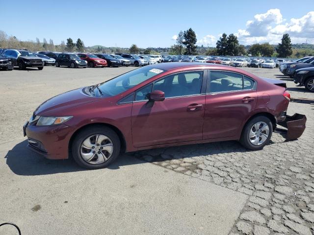Седаны HONDA CIVIC 2013 Красный