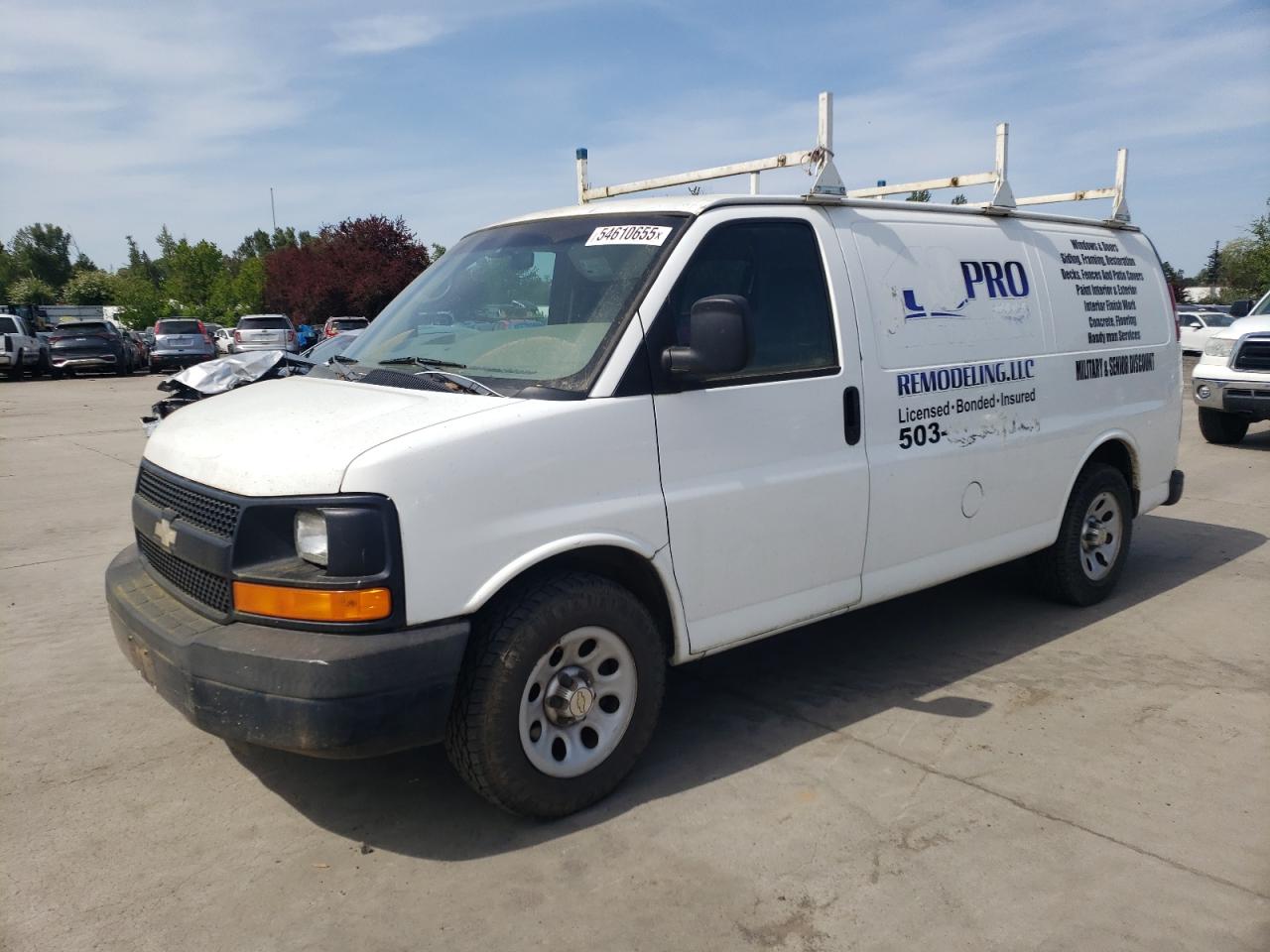 2009 Chevrolet Express G1500 იყიდება Woodburn-ში, OR - Vandalism