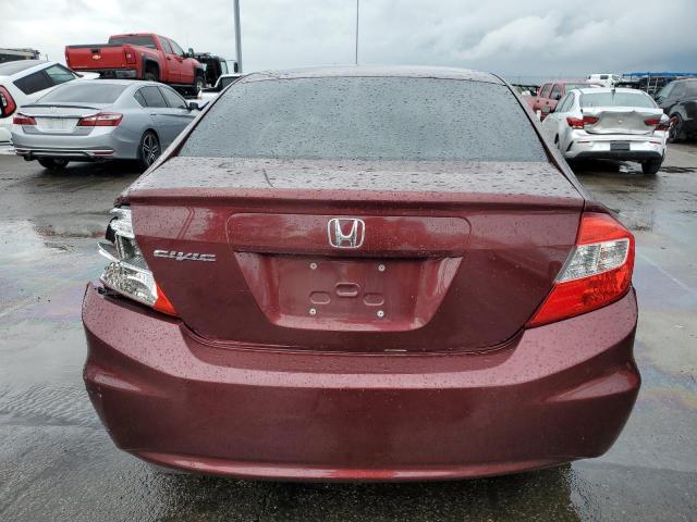  HONDA CIVIC 2012 Maroon