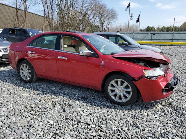  LINCOLN MKZ 2012 Czerwony