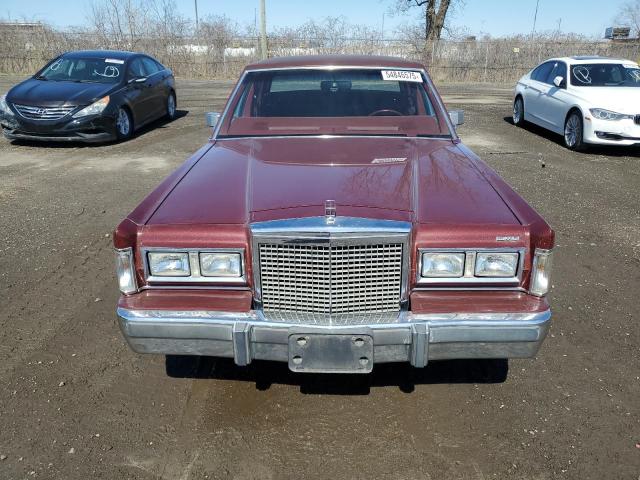 1986 LINCOLN TOWN CAR 