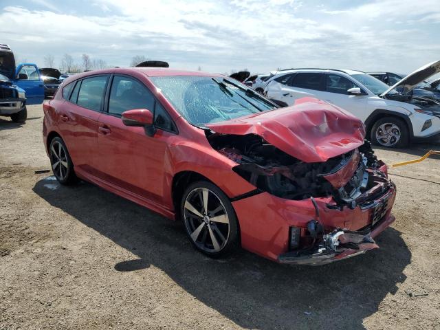  SUBARU IMPREZA 2017 Червоний