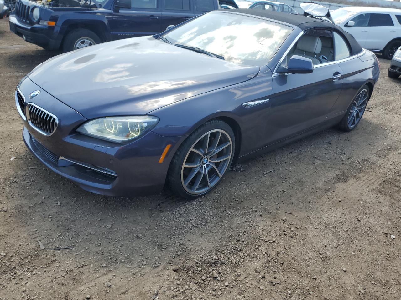 2012 Bmw 650 I de vânzare în Elgin, IL - Rear End