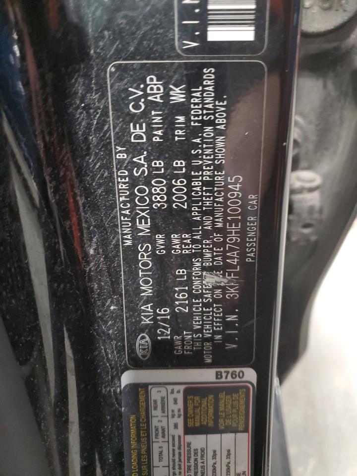 2017 Kia Forte Lx VIN: 3KPFL4A79HE100945 Lot: 53894945