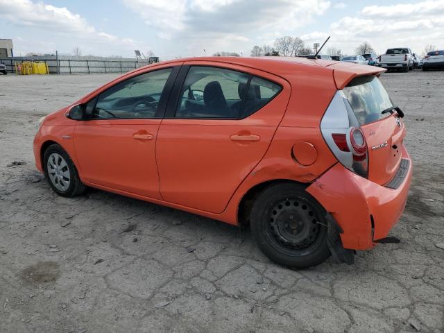  TOYOTA PRIUS 2012 Orange