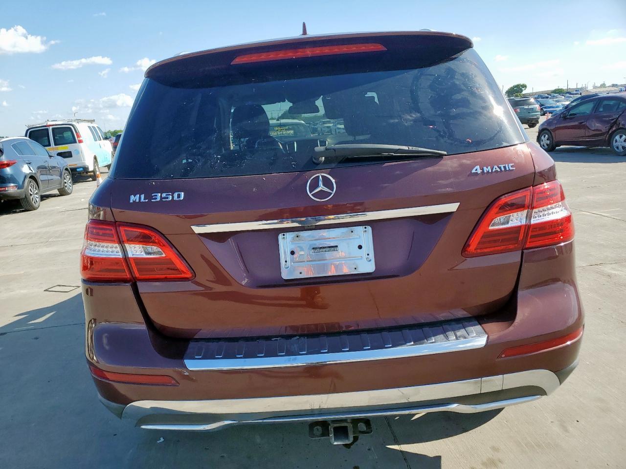 2013 Mercedes-Benz Ml 350 4Matic VIN: 4JGDA5HB2DA166405 Lot: 54326595