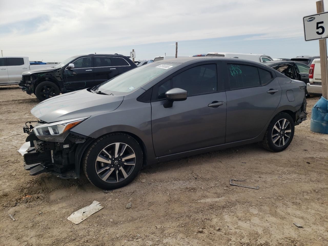 2021 Nissan Versa Sv იყიდება Amarillo-ში, TX - Rear End