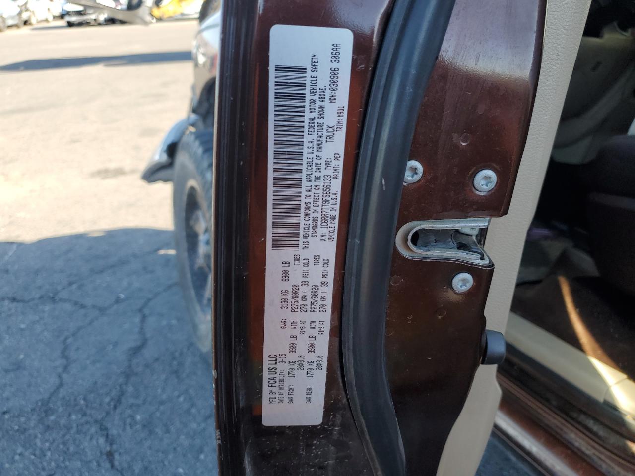 2015 Ram 1500 Slt VIN: 1C6RR7TT9FS656133 Lot: 51446925