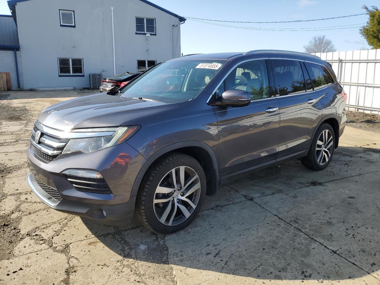 2018 Honda Pilot Touring للبيع في Windsor، NJ - Side