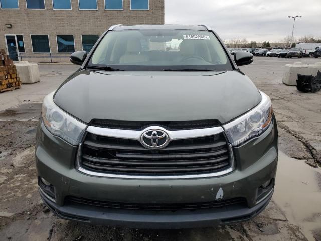  TOYOTA HIGHLANDER 2015 Zielony